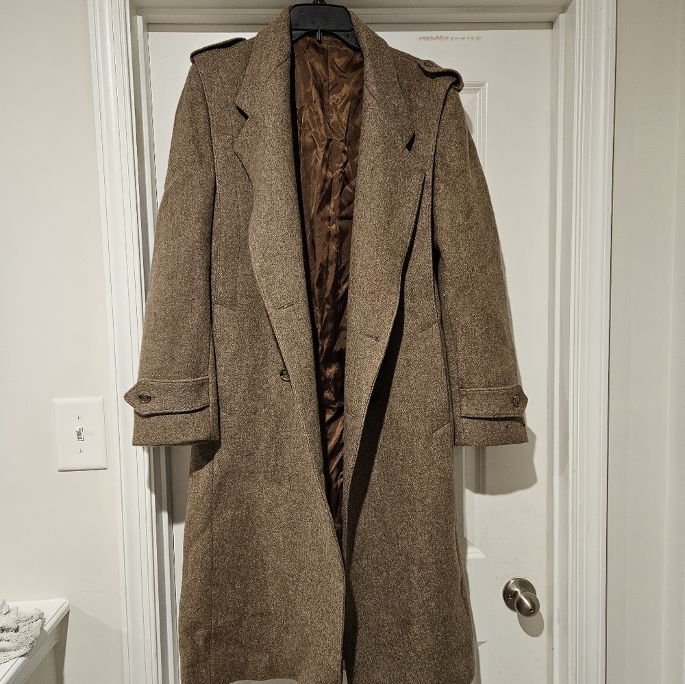 Men's Wool trench coat